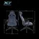 Кресло игровое A4Tech X7 GG-1400 синий крестов. пластик. Фото товара с разных ракурсов.