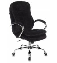 Кресло руководителя Бюрократ T-9950SL Fabric черный Light-20 крестов. металл хром