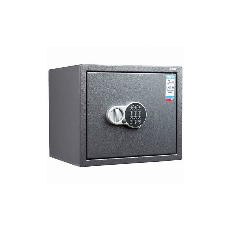 Сейф AIKO "TSN-37 EL", 370х435х381,мм, 17 кг, электронный замок, полка, S10399520414 главное фото
