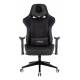Кресло игровое Бюрократ VIKING 4 AERO BLACK EDITION черный искусст.кожа/ткань. Фото товара с разных ракурсов.